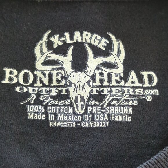 Bonehead Outfitters Razorback Recon Graphic T-Shirt cotton Black X-Large - Picture 5 of 8